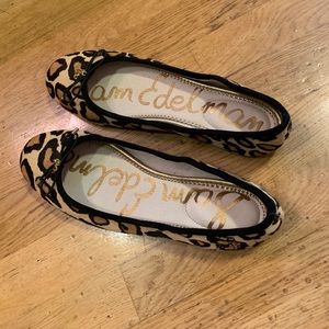 Sam Edelman cheetah print flats.